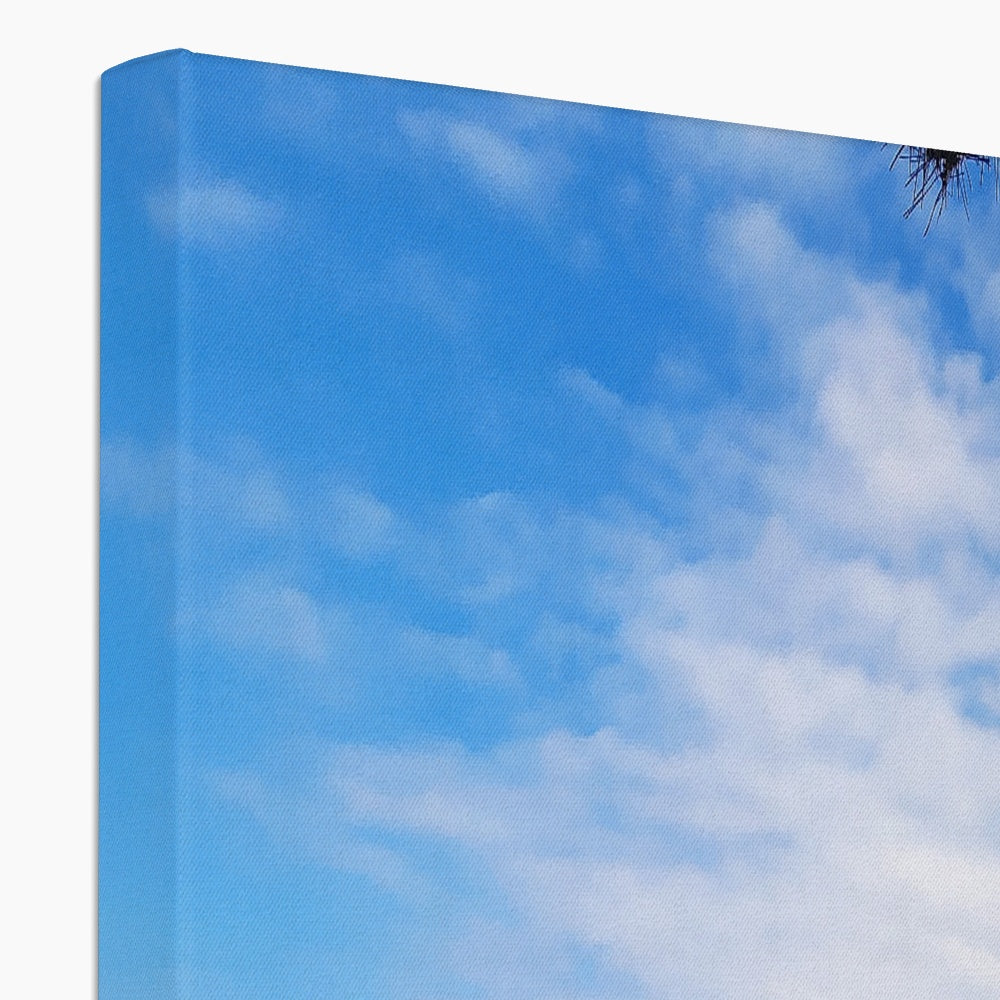 east sea korea beach Canvas