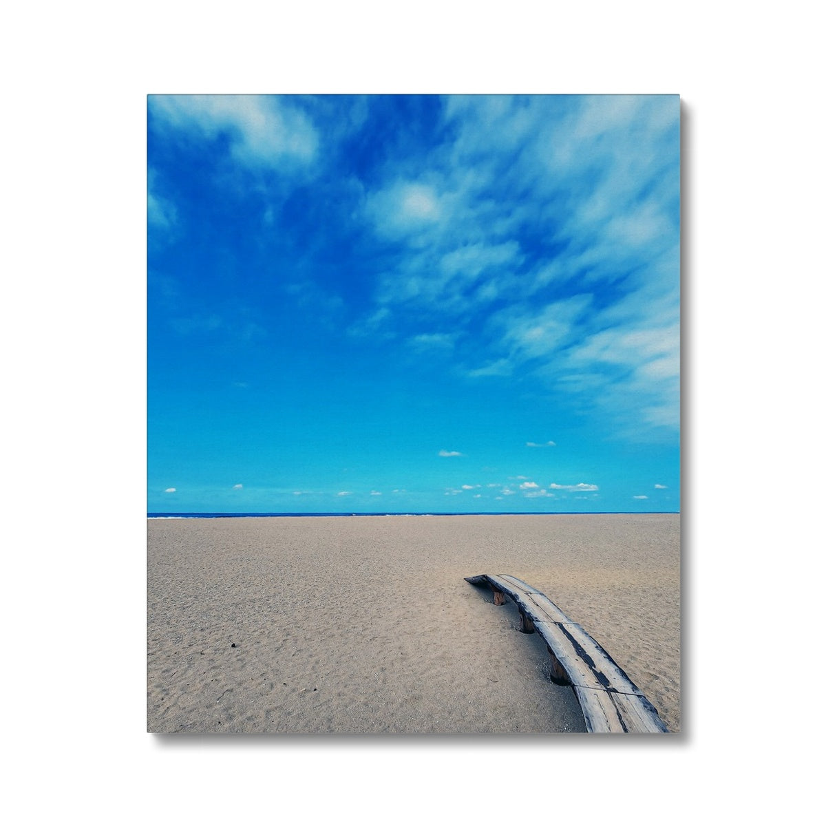 east sea korea sandy beach Canvas