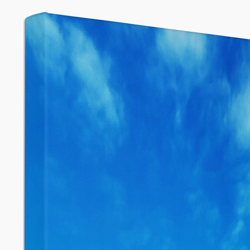 east sea korea sandy beach Canvas