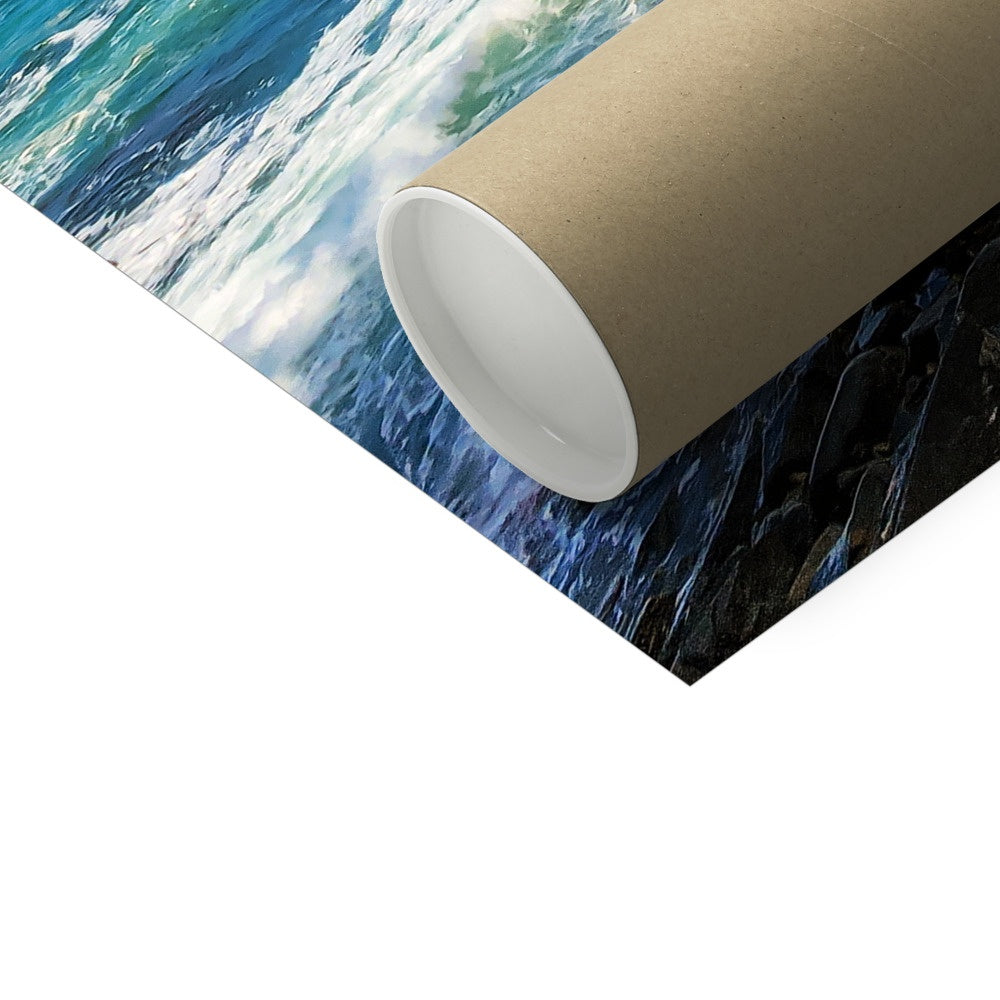 east sea korea beach Photo Art Print