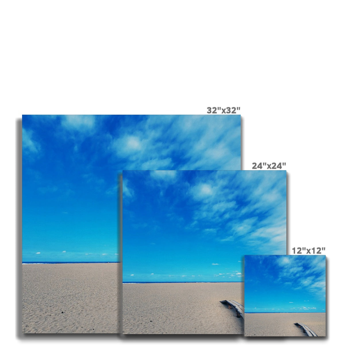 east sea korea sandy beach Canvas