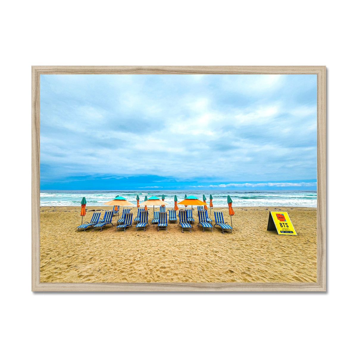 BTS Butter photo shoot Location Beach in south Korea_2 Framed Print