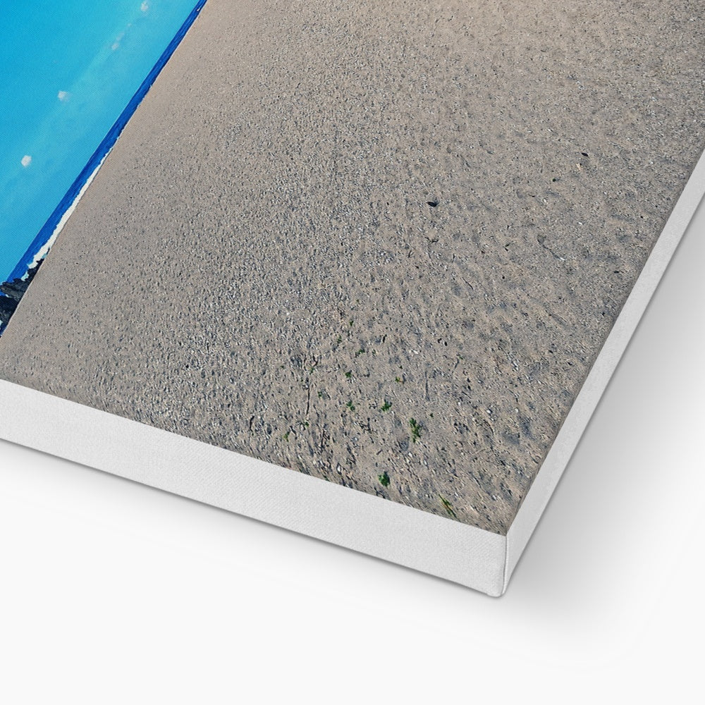 east sea korea sandy beach Canvas