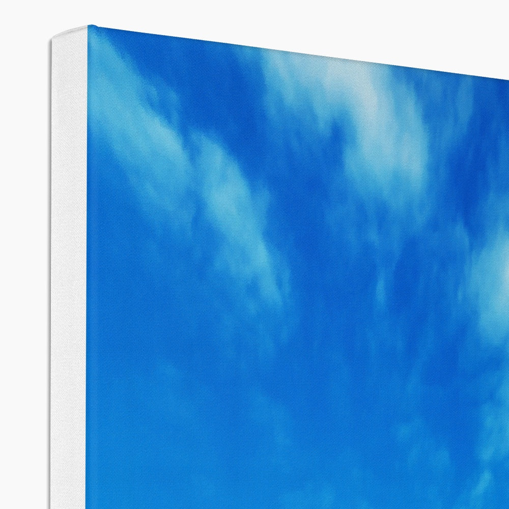 east sea korea sandy beach Canvas