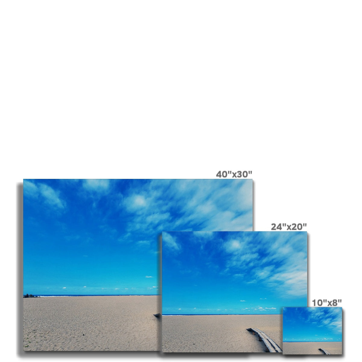 east sea korea sandy beach Canvas