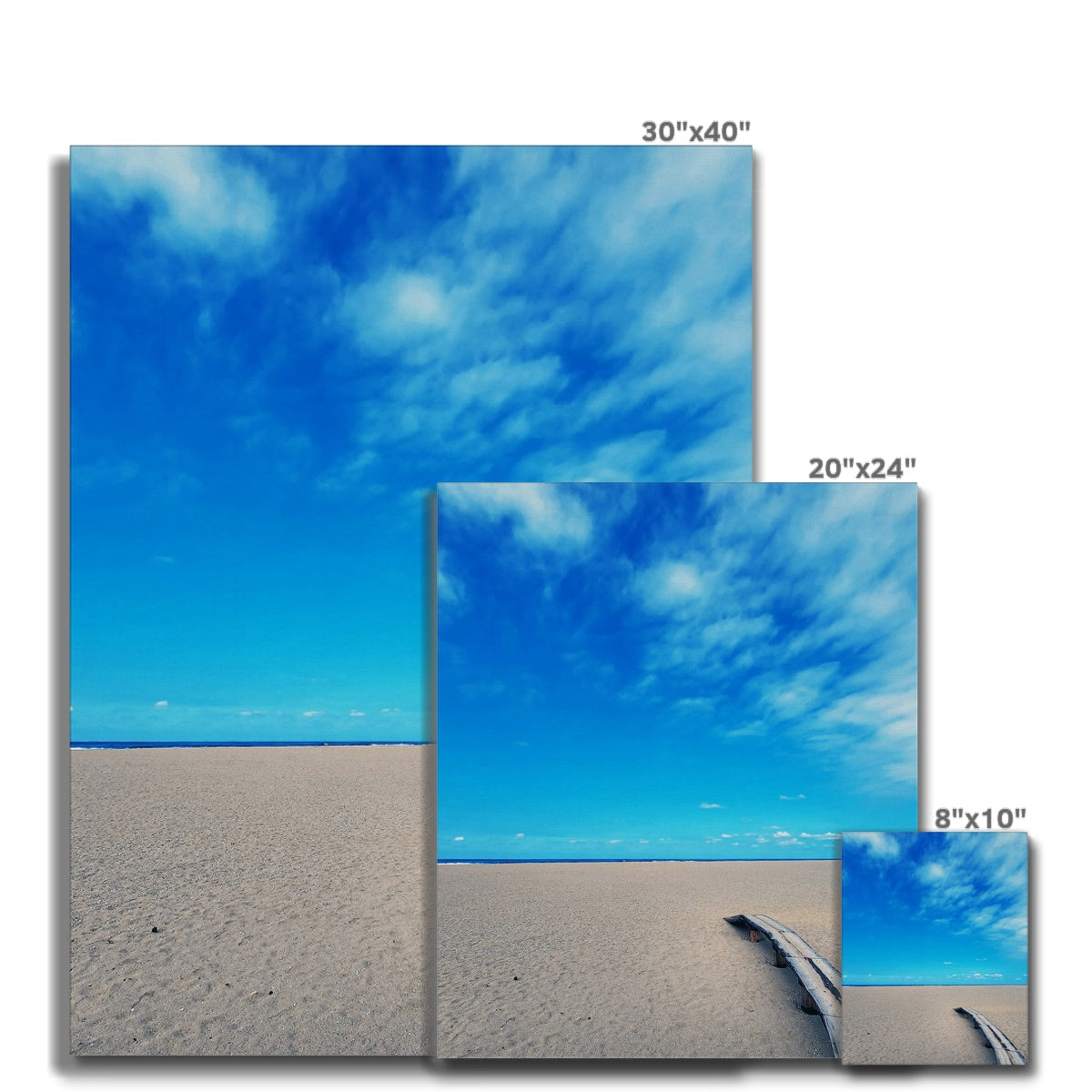 east sea korea sandy beach Canvas