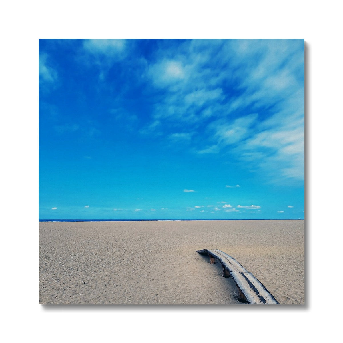 east sea korea sandy beach Canvas