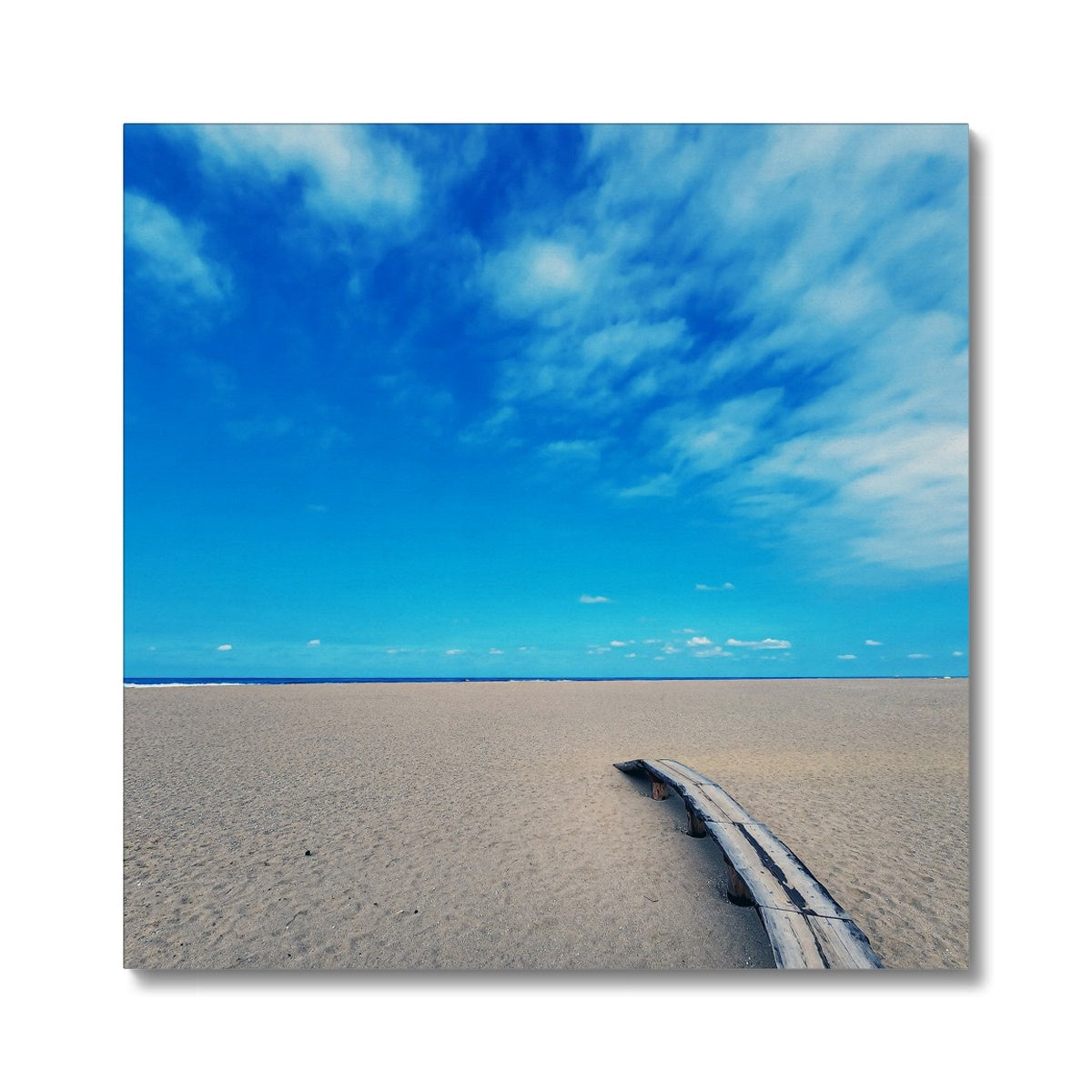 east sea korea sandy beach Canvas
