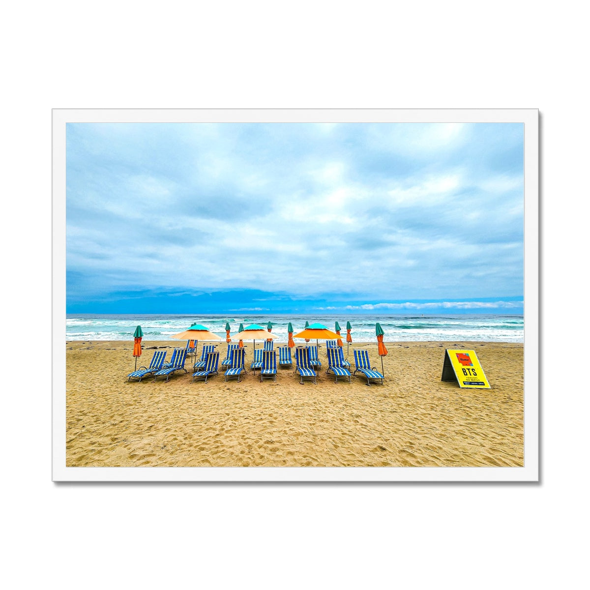 BTS Butter photo shoot Location Beach in south Korea_2 Framed Print