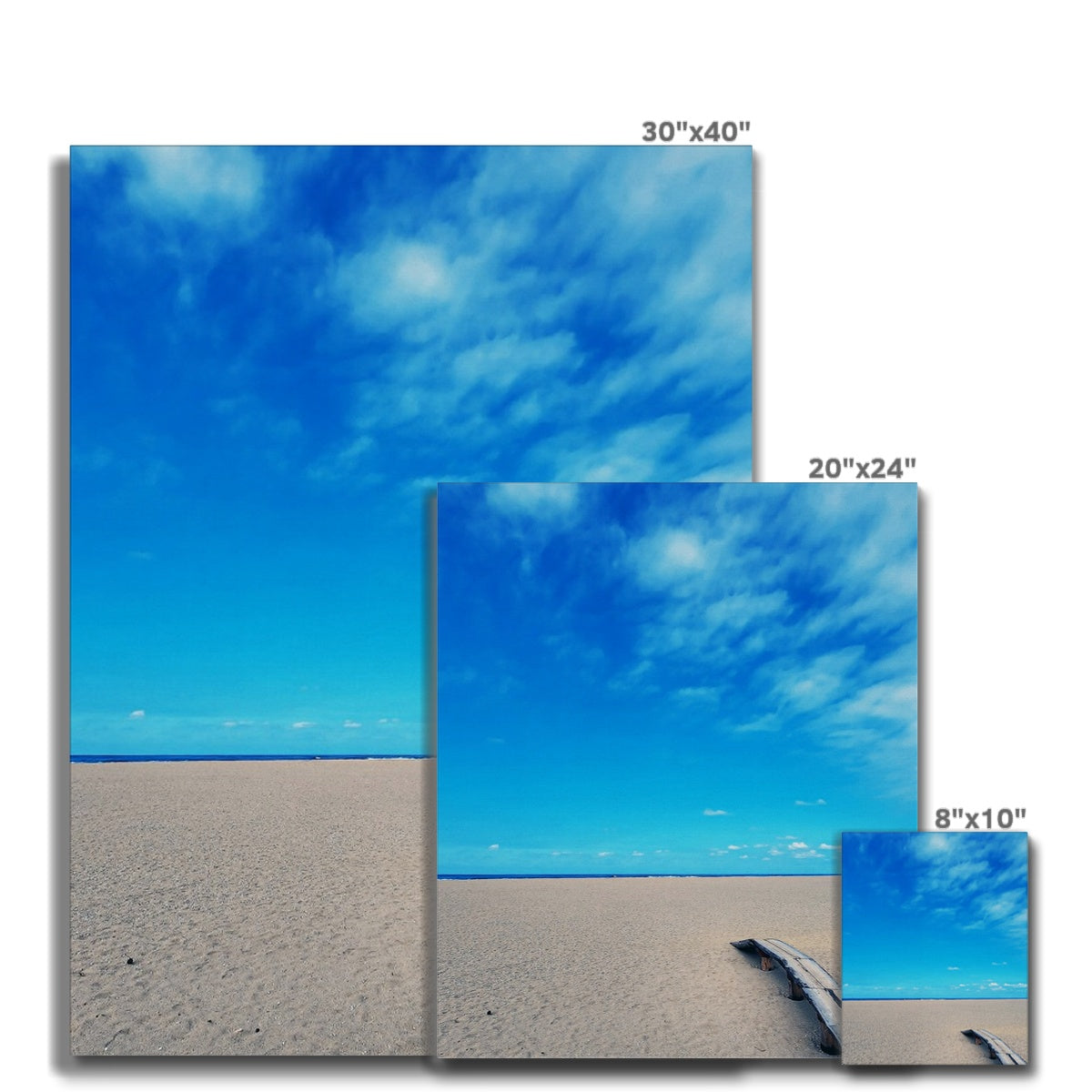east sea korea sandy beach Canvas