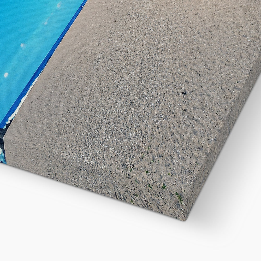 east sea korea sandy beach Canvas