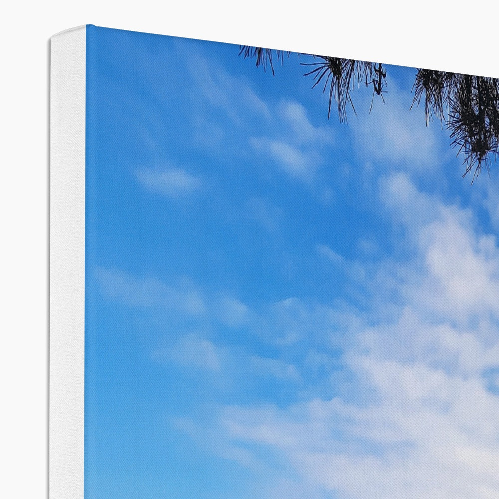 east sea korea beach Canvas