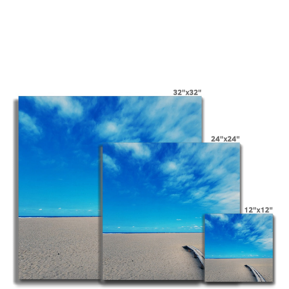 east sea korea sandy beach Canvas