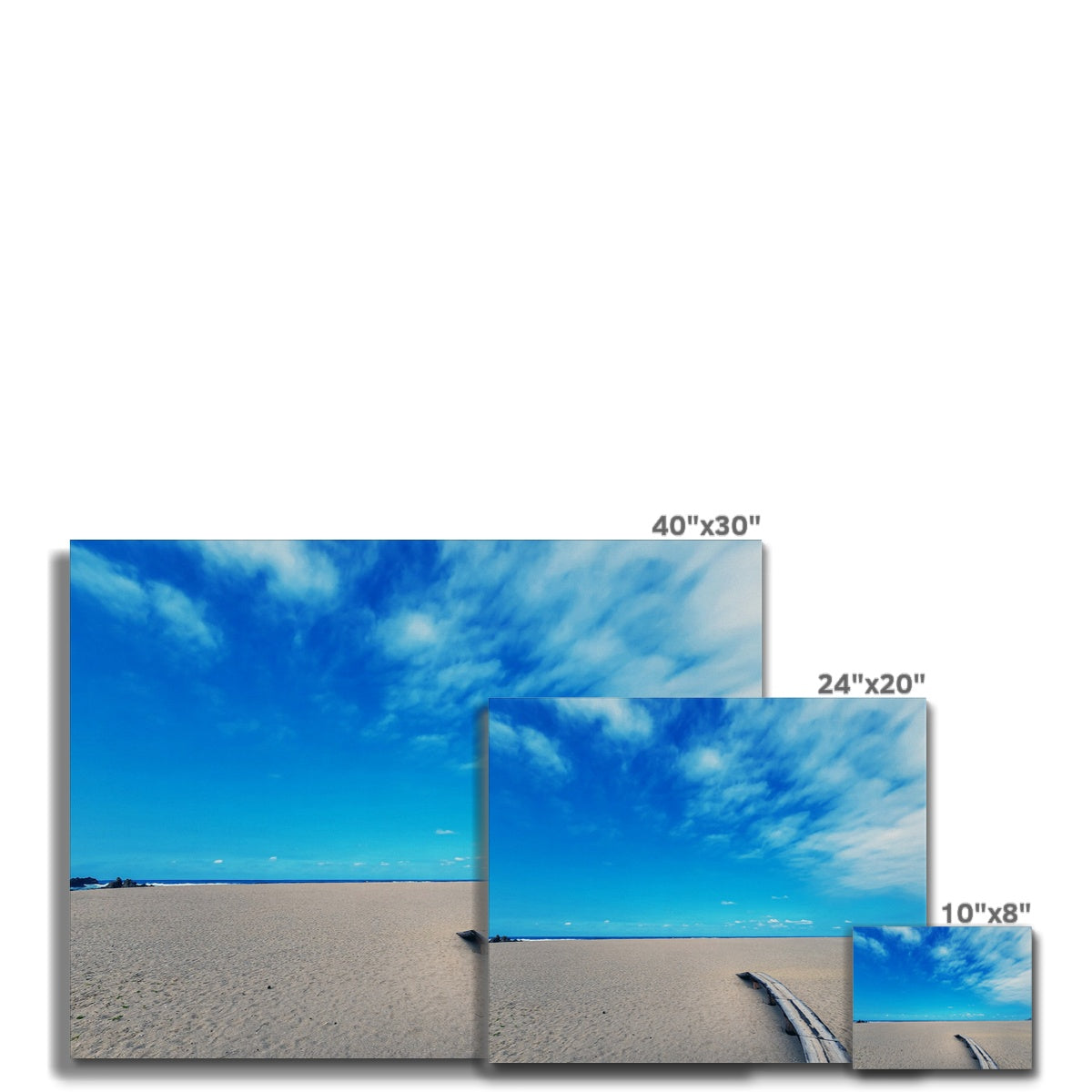 east sea korea sandy beach Canvas