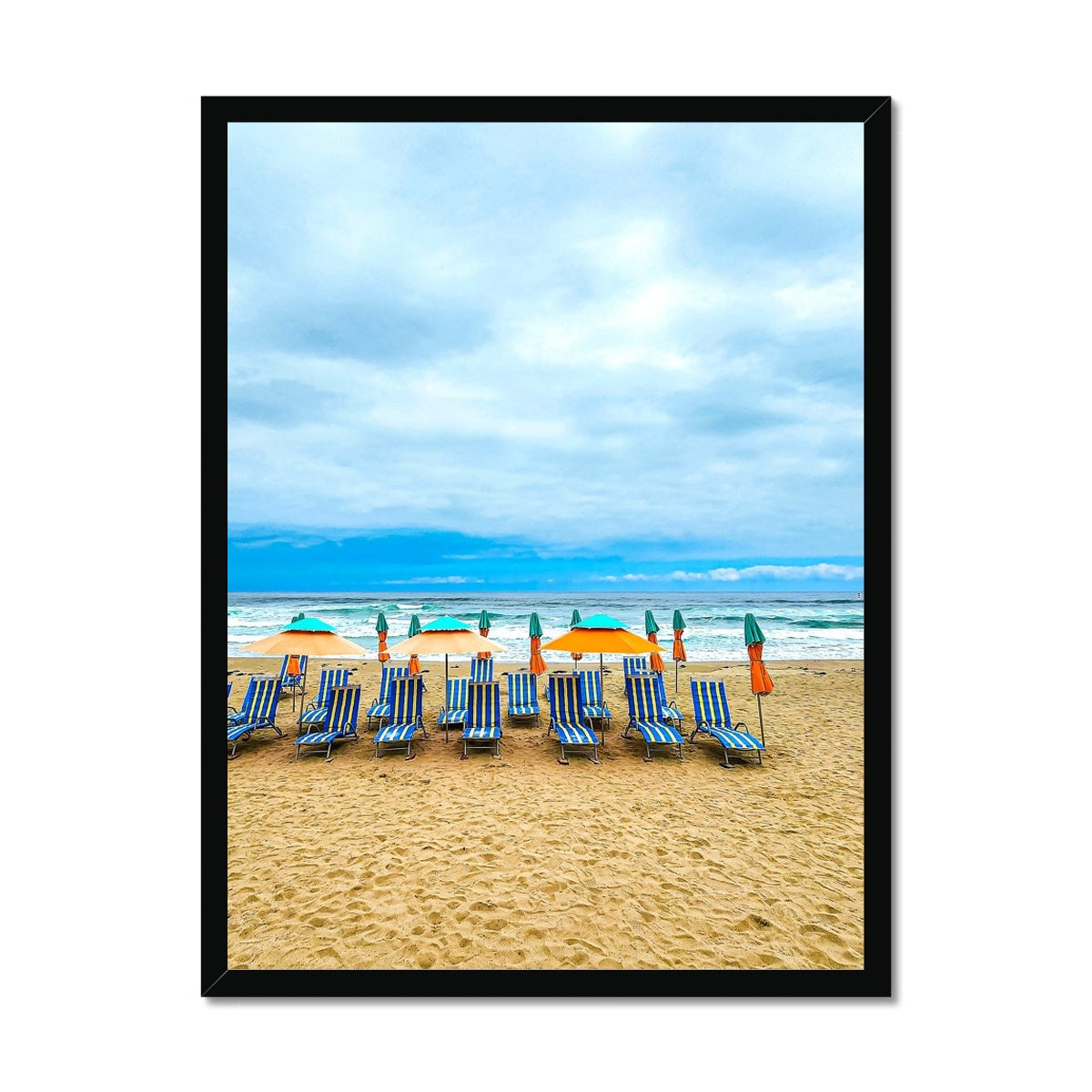 BTS Butter photo shoot Location Beach in south Korea_2 Framed Print