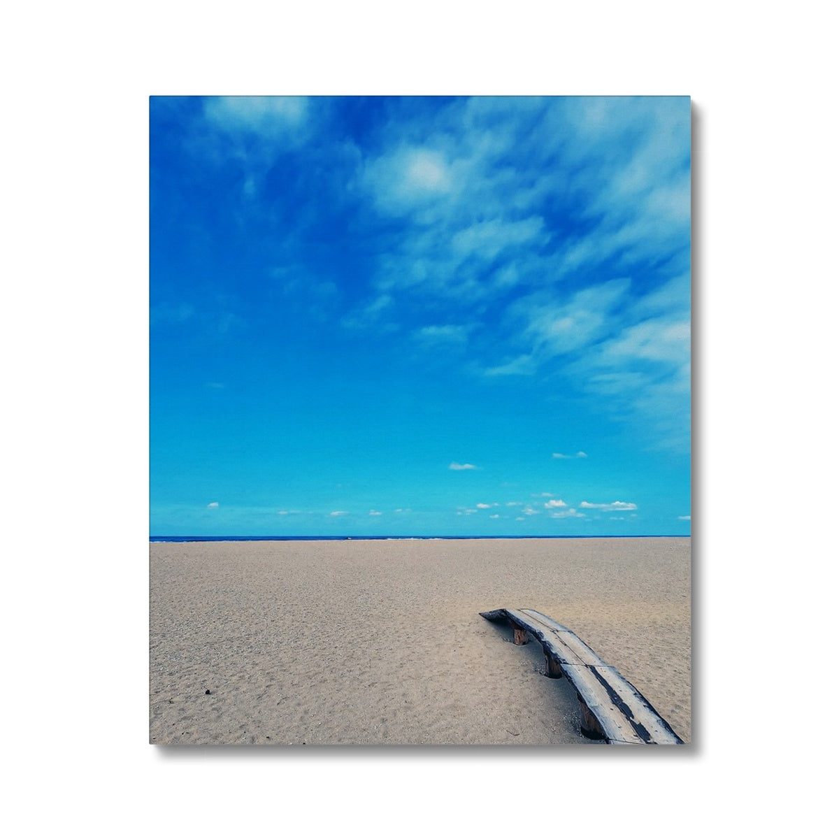 east sea korea sandy beach Canvas