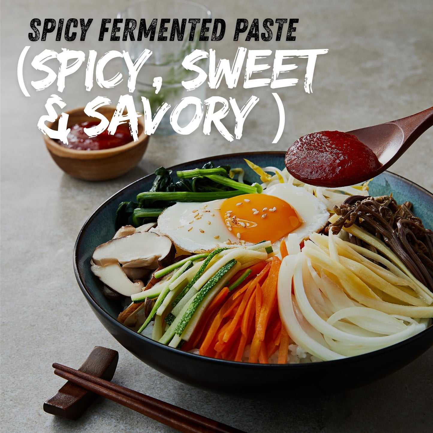 O’Food Gochujang – Korean Red Chili Paste [Medium | 2.2 lb (1kg) ] Spicy & Sweet Savory Fermented Sauce | Gluten-Free | No Corn Syrup | Great for Bibimbap, Marinades, Stews & BBQ