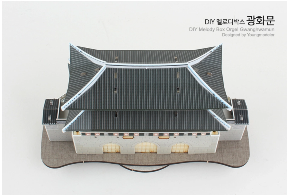 Gyeonghoeru DIY Kit, Korean Palace Model
