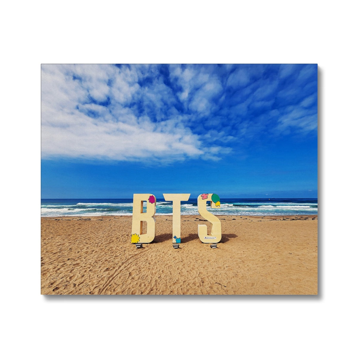 BTS Butter shoot Location Beach Canvas