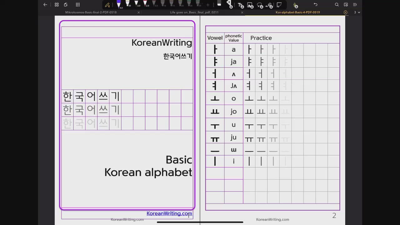 How do you write Hangul in Korean?